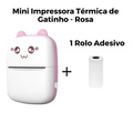 impressora de gatinho rosa