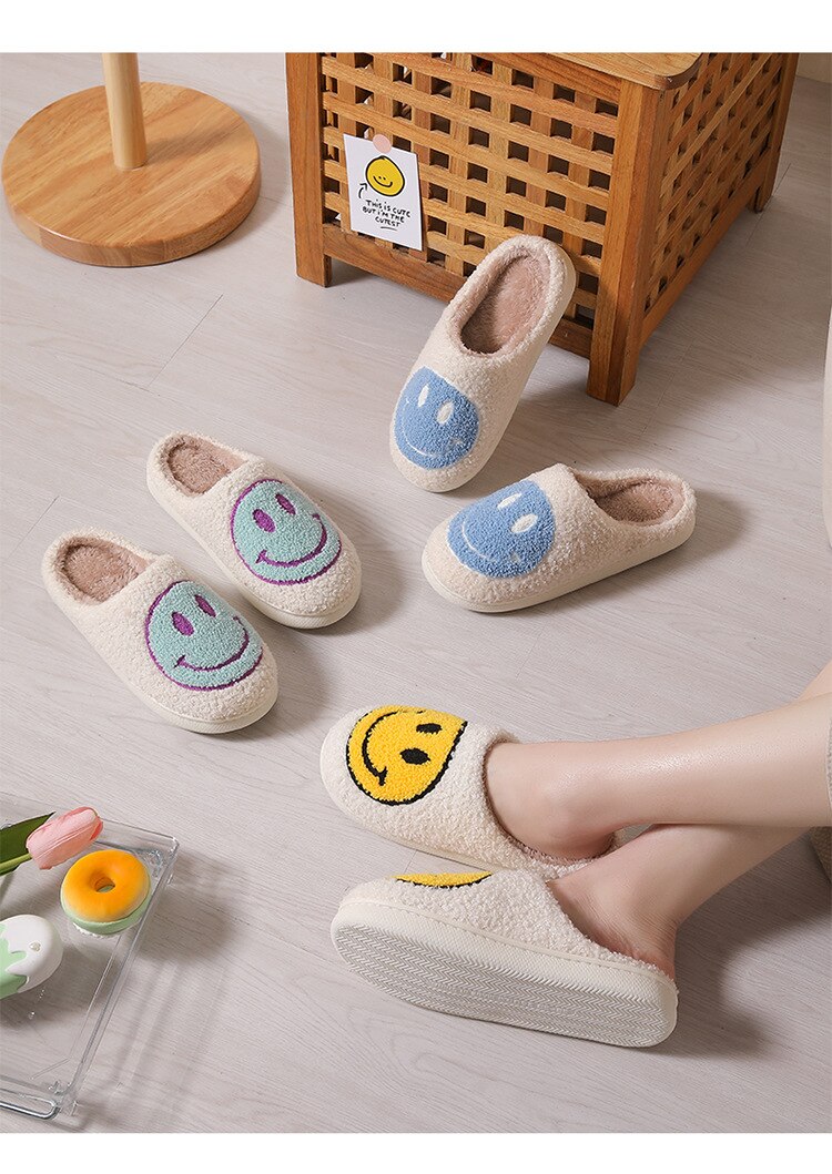 pantufa smile aveludada