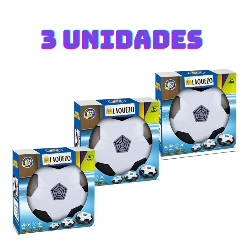 Bola de Futebol Flutuante de Espuma com Som e Luzes + Brinde Surpresa🎁 - Laquezo